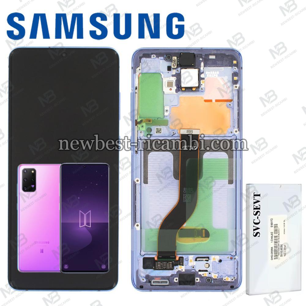 Samsung Galaxy S20 Plus G985 G986 Touch + Lcd + Frame Purple Service Pack