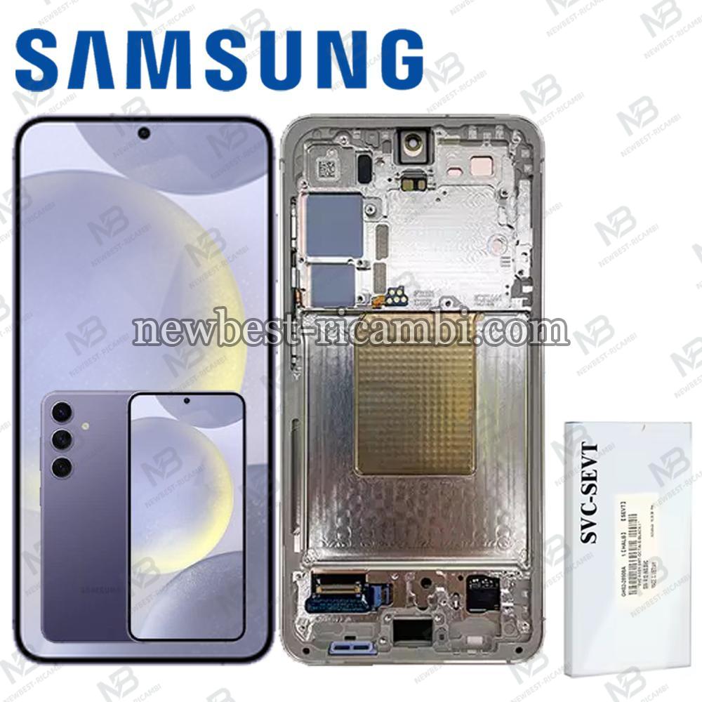 Samsung Galaxy S24+ S926 Touch + Lcd + Frame Violet Service Pack