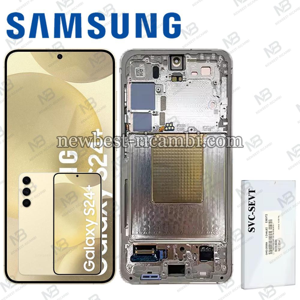 Samsung Galaxy S24+ S926 Touch + Lcd + Frame Yellow Service Pack