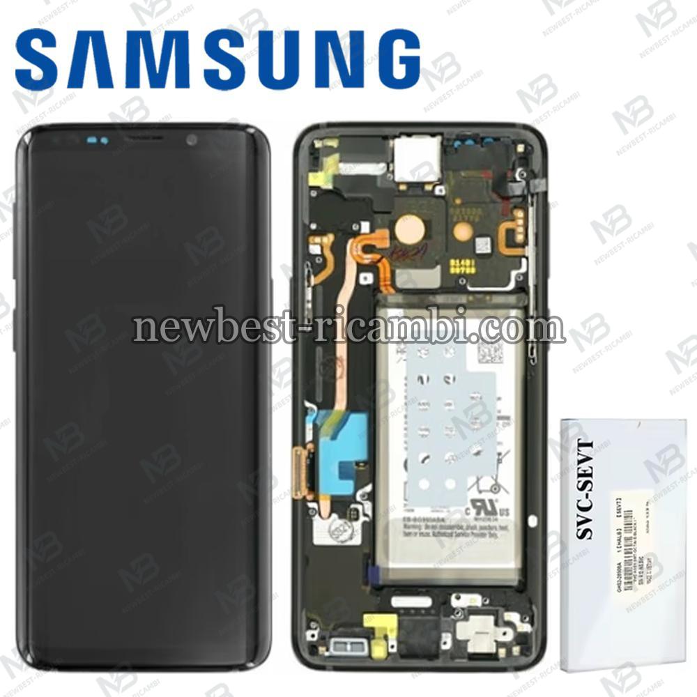 Samsung G960f Galaxy S9 Touch + Lcd + Frame + Battery Black Service Pack