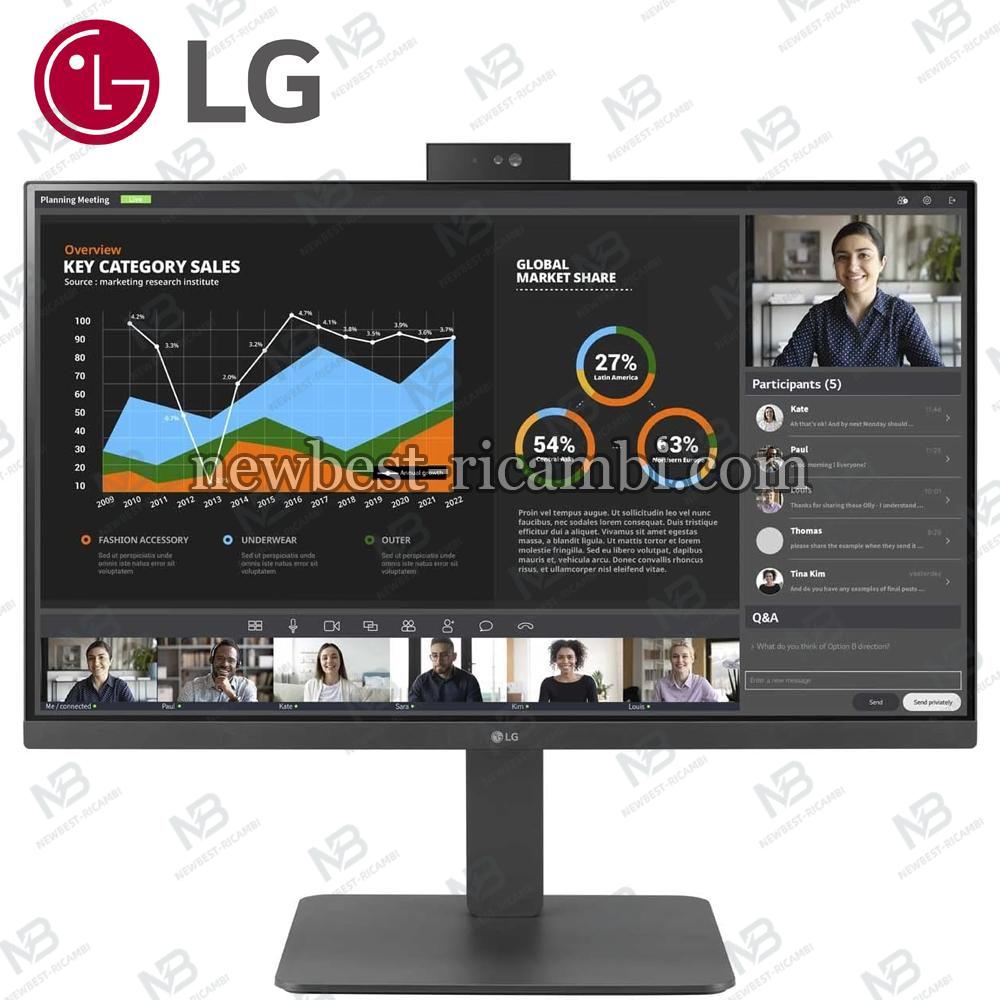 LG Monitor 24BR750C-C 24'' IPS FHD With Built-in FHD Webcam & Mic, Anti-Glare, & USB Type-C™ In Blister