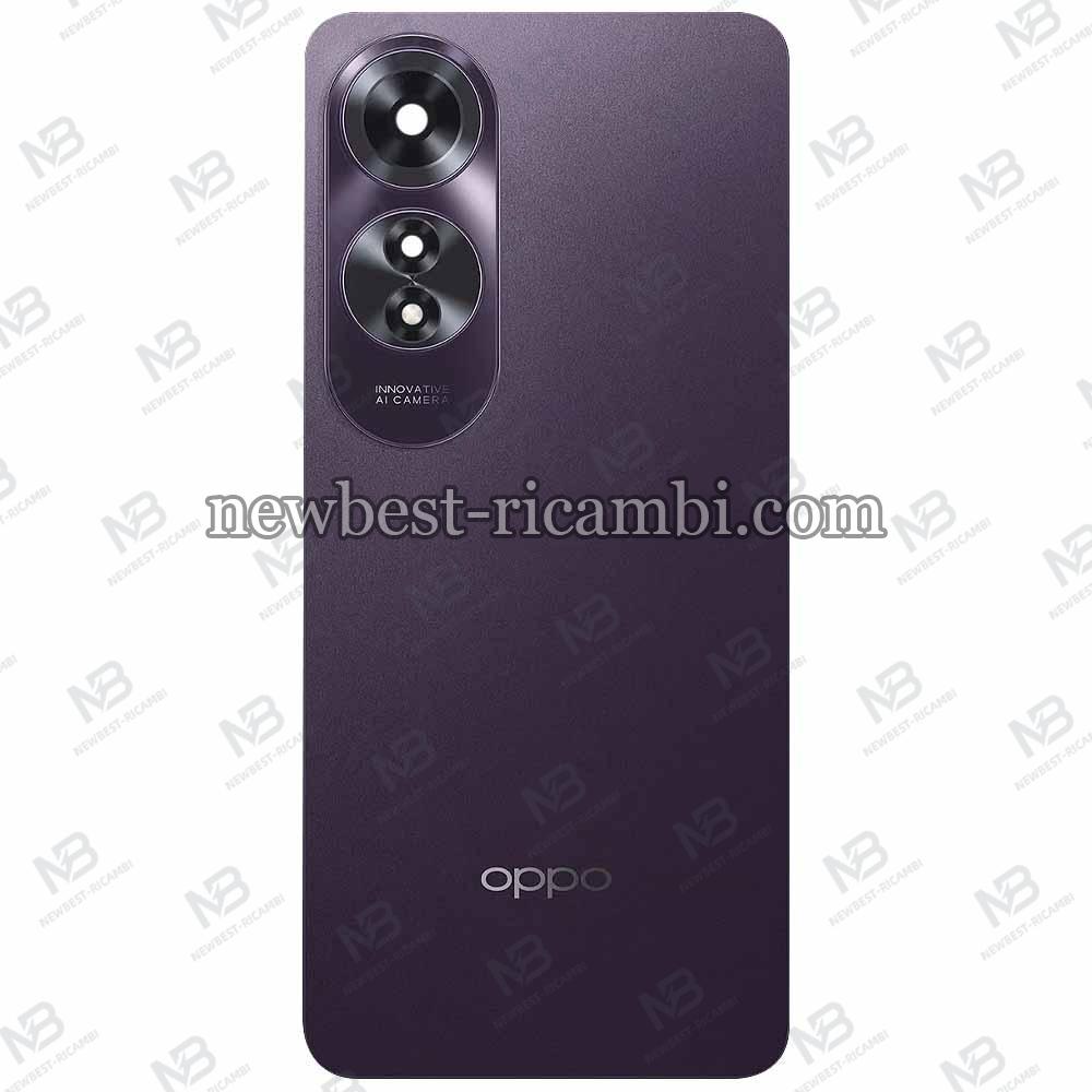 ​Oppo A60 4G (CPH2631) Back Cover + Camera Glass Midnight Purple Dissembled Grade A Original