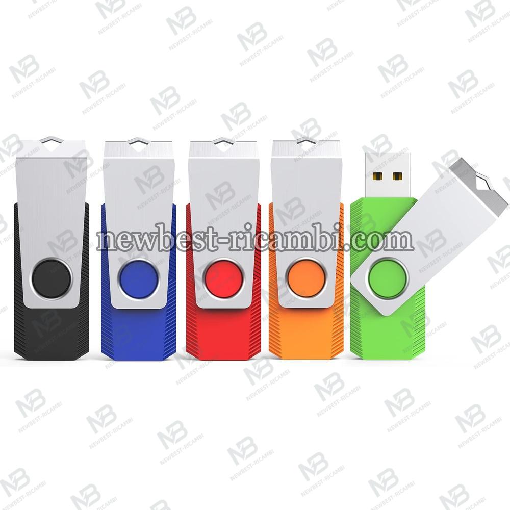 KEXIN 32GB USB Flash Drives 5 Pack USB Memory Stick Swivel Design USB