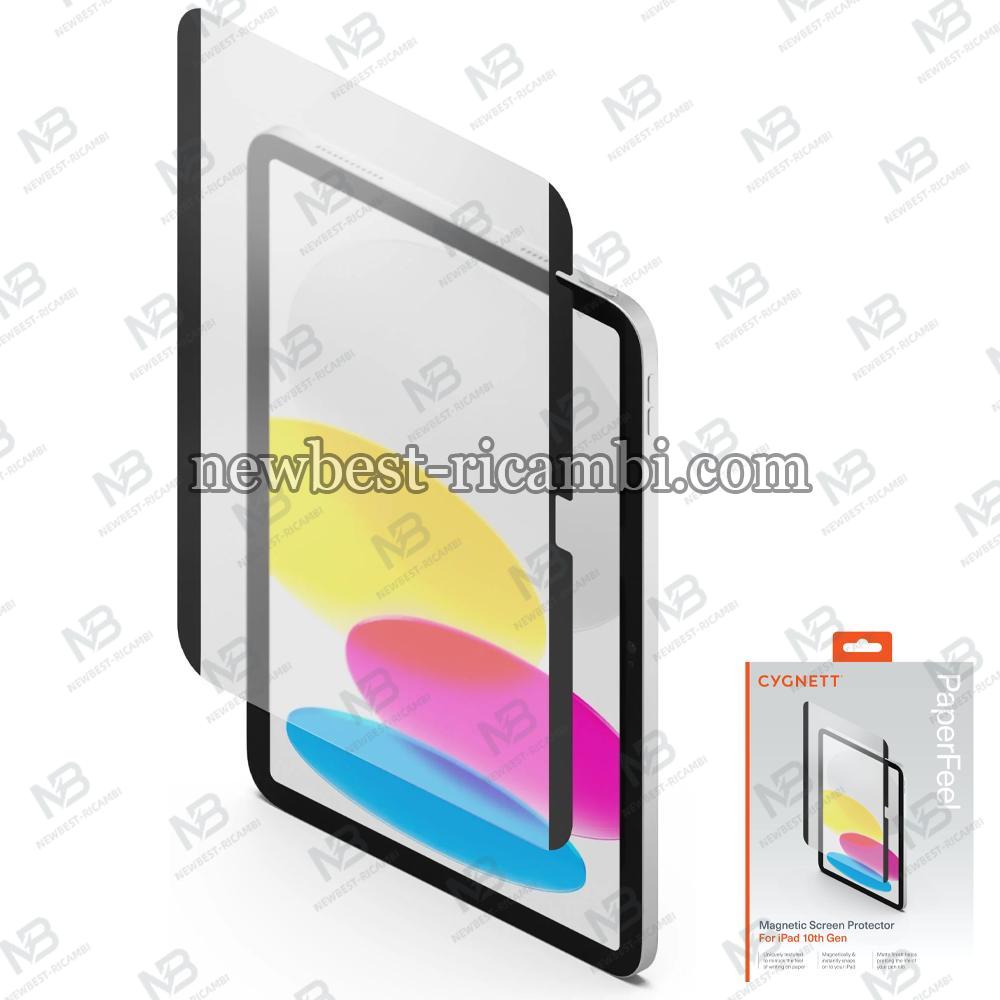 iPad 10th 10.9 (2022) Cygnett PaperFeel Magnetic Screen Protector In Blister