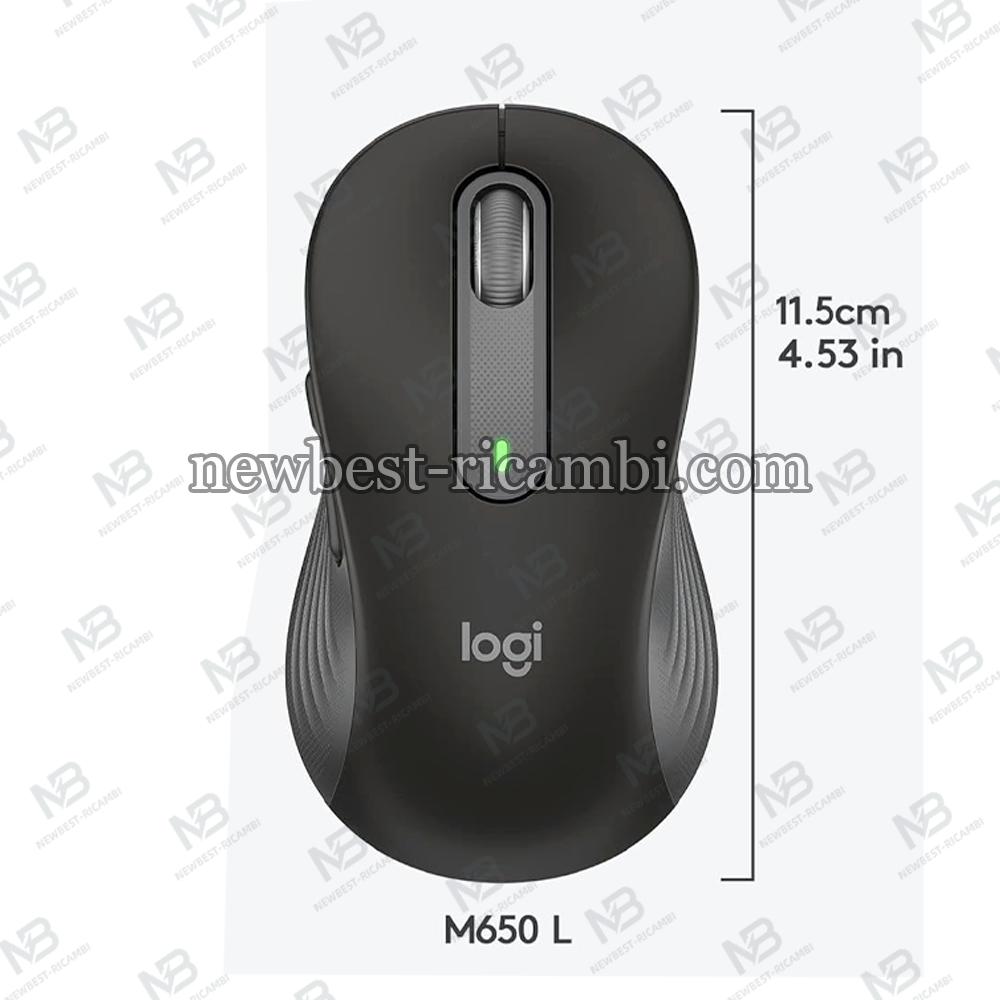 Logitech Signature M650 L Full Size Wireless Mouse In Blister