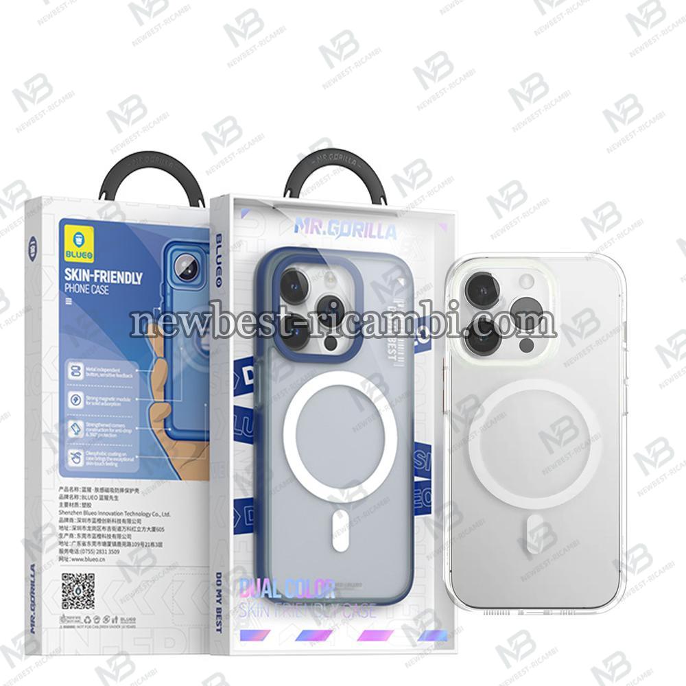 Blueo Skin Friendly Dual Color Magsafe Case - iPhone 14 Pro Max - Transparent In Blister