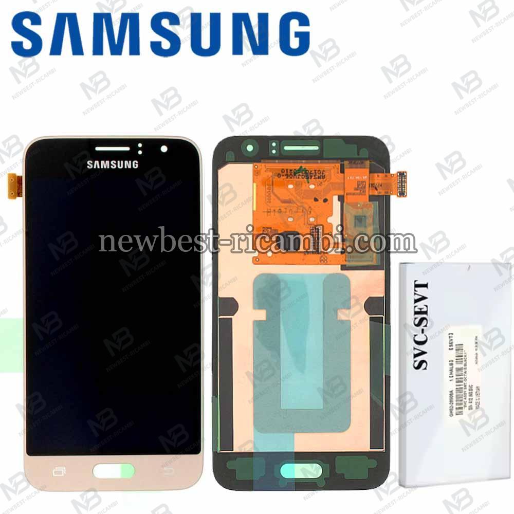 Samsung Galaxy J1 2016 J120F Touch + Lcd Gold Service Pack