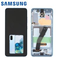 Samsung Galaxy S20 G980f G981 Touch + Lcd + Frame Blue Service Pack