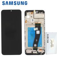 Samsung Galaxy A02s A025g Touch + Lcd + Frame Black Service Pack