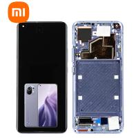 Xiaomi Mi 11 5G Touch + Lcd + Frame Blue / Purple Service Pack