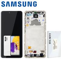 Samsung Galaxy A72 4G / 5G  A725 / A726 Touch+Lcd+Frame White Service Pack