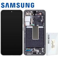 Samsung Galaxy S23 S911 Touch+Lcd+Frame Black Service Pack