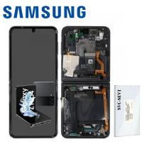 Samsung Galaxy Z Flip 4 F721 Touch + Lcd + Frame Black Service Pack