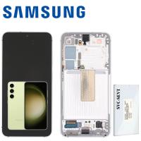 Samsung Galaxy S23 S911 Touch + Lcd + Frame Lime Service Pack