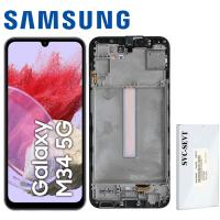 Samsung Galaxy M34 5G M346 Touch + Lcd + Frame Black Service Pack