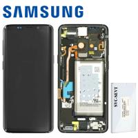 Samsung G960f Galaxy S9 Touch + Lcd + Frame + Battery Black Service Pack