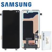 Samsung Galaxy S10 Plus G975f Touch + Lcd Black Service Pack