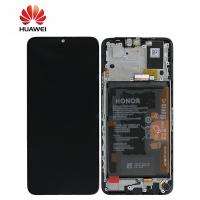 Huawei Honor X7A (RKY-LX2) Touch + Lcd + Frame + Battery Black Service Pack