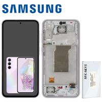 Samsung Galaxy A35 5G A356 Touch + Lcd + Frame Lavender Service Pack