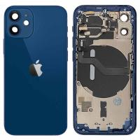 iPhone 12 Mini Back Cover With Frame Blue Disassemble Grade B Original