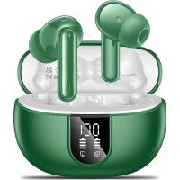 Wireless Earbuds Bluetooth 5.3 Headphones Bass Stereo Ear Buds A60 Pro Green In Blister