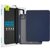 Blueo Ape Case With Leather Sheath For Apple iPad Pro 6th 11 2024 Blue In Blister