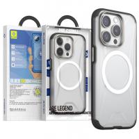 Blueo Ape Legend Anti-Drop Phone With Magsafe Case - iPhone 15 Pro Max - Grey In Blister