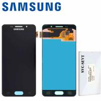 ​Samsung Galaxy A3 2016 A310F Touch + Lcd Black Service Pack