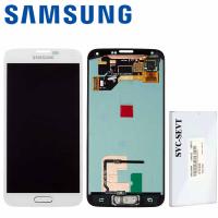 Samsung Galaxy S5 G900F Touch + Lcd White Service Pack