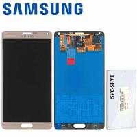 Samsung Galaxy Note 4 N910F Touch + Lcd Gold Service Pack