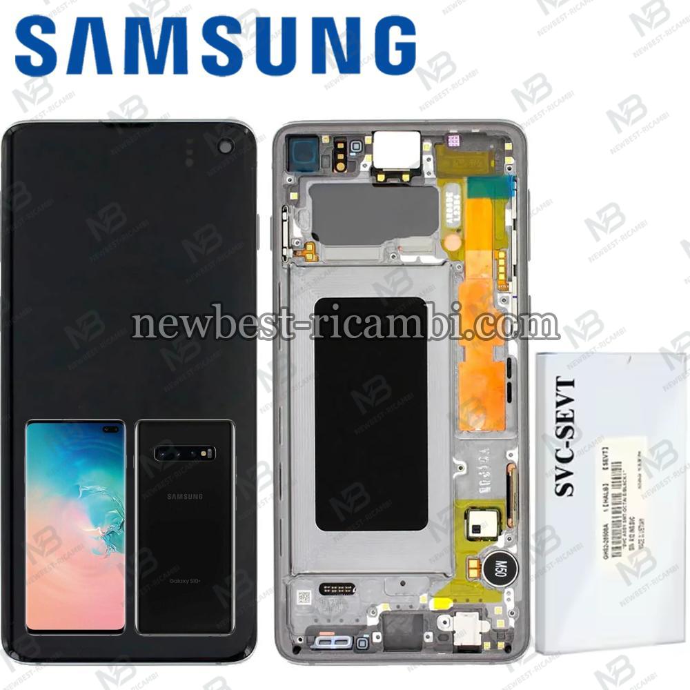 Samsung Galaxy S10 G973f Touch+Lcd+Frame Black Service Pack