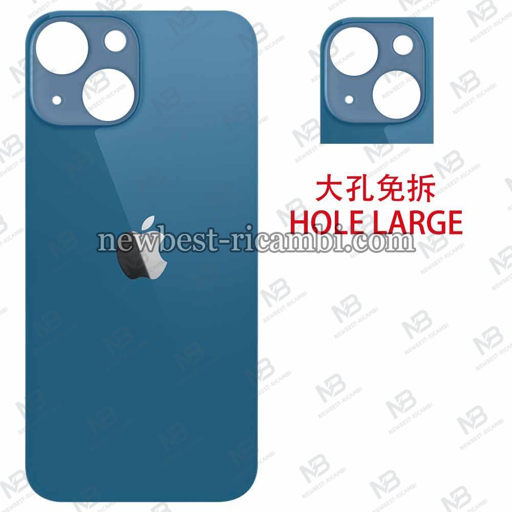 iPhone 13 Back Cover Glass Hole Large Blue