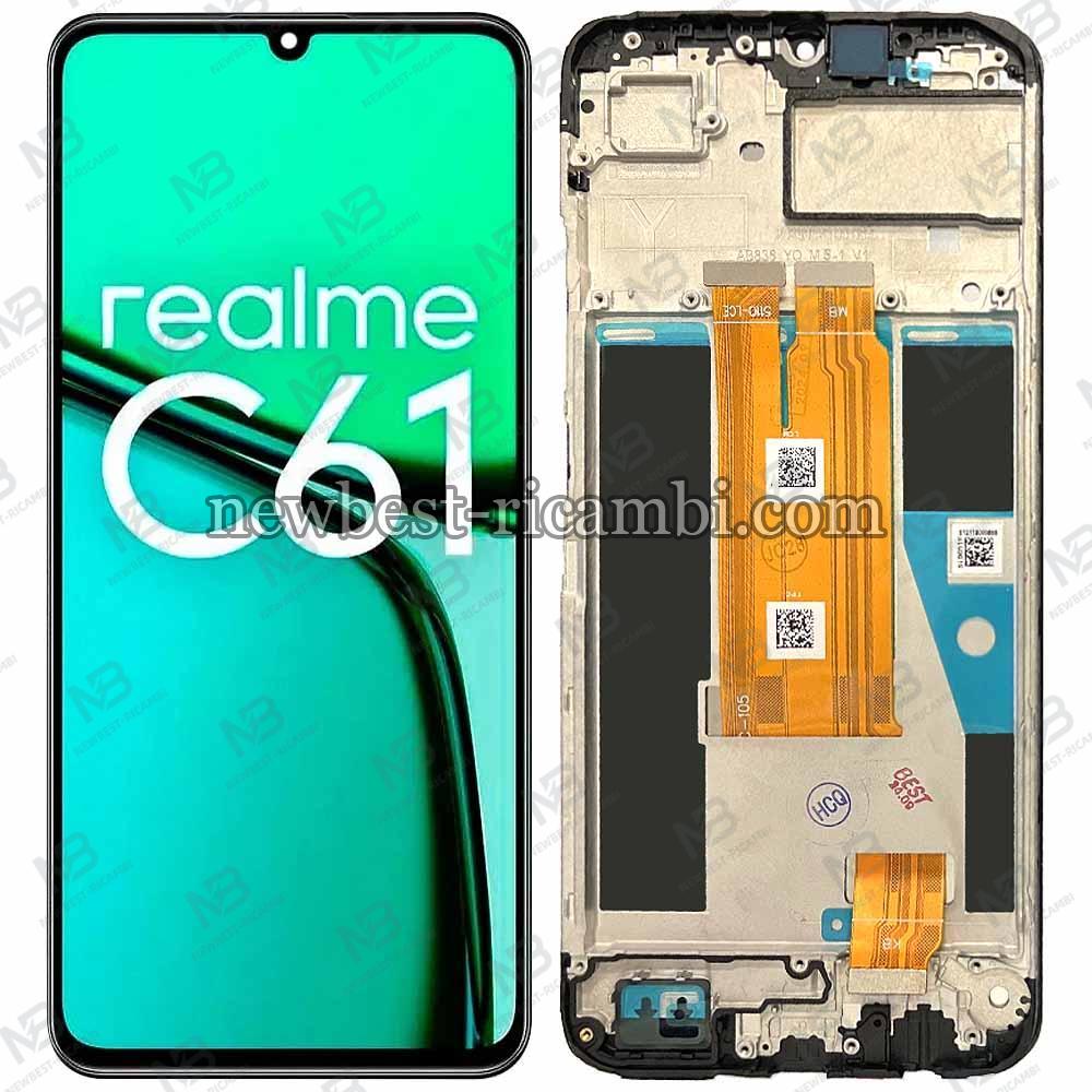 Realme C61 RMX3930 Touch + Lcd + Frame Black Original