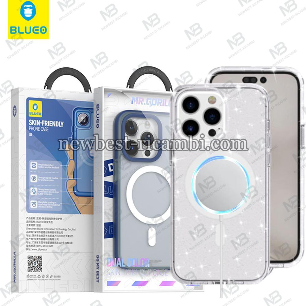 Blueo Crystal Pro Drop Resistance Phone Case With Magsafe iPhone 15 Glitter Transparent In Blister