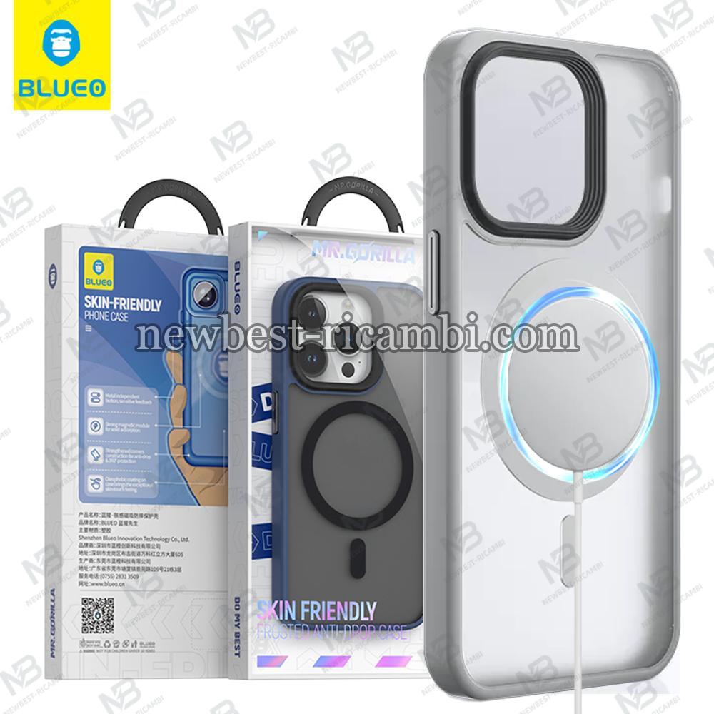 Blueo Skin Friendly Frosted Anti-Drop Case - iPhone 15 Pro - Deep Grey In Blister