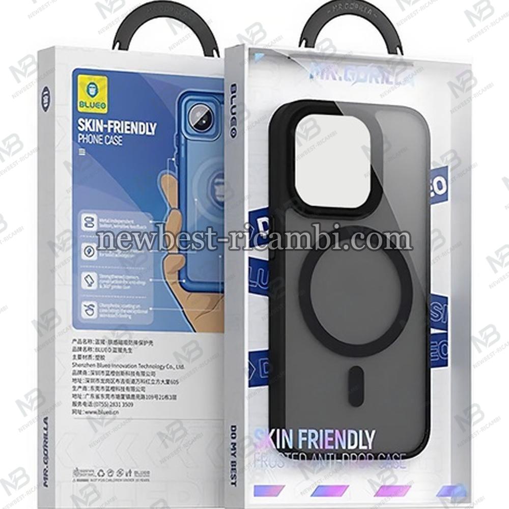 Blueo Skin Friendly Frosted Anti-Drop Case - iPhone 13 Pro - Black In Blister