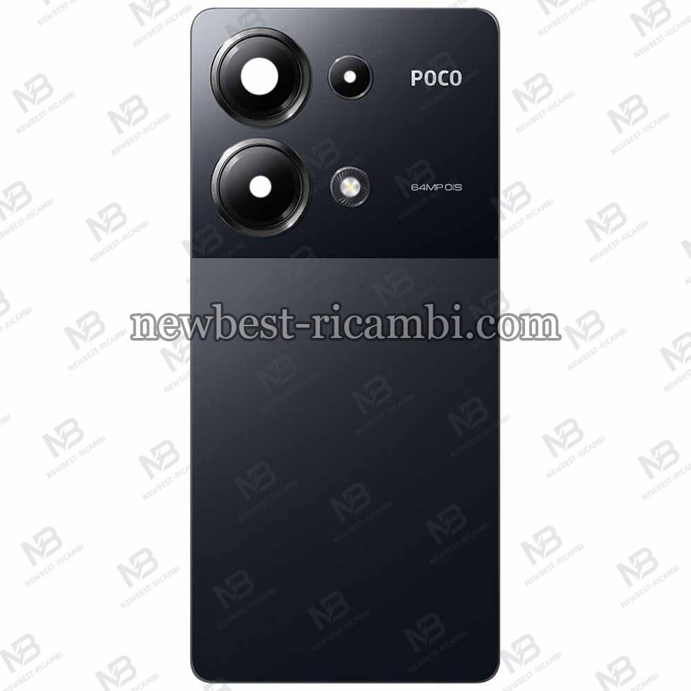Xiaomi Poco M6 Pro 4G Back Cover + Camera Glass Black