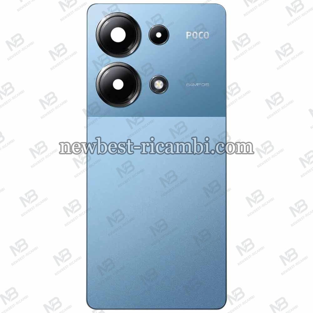 Xiaomi Poco M6 Pro 4G Back Cover + Camera Glass Blue