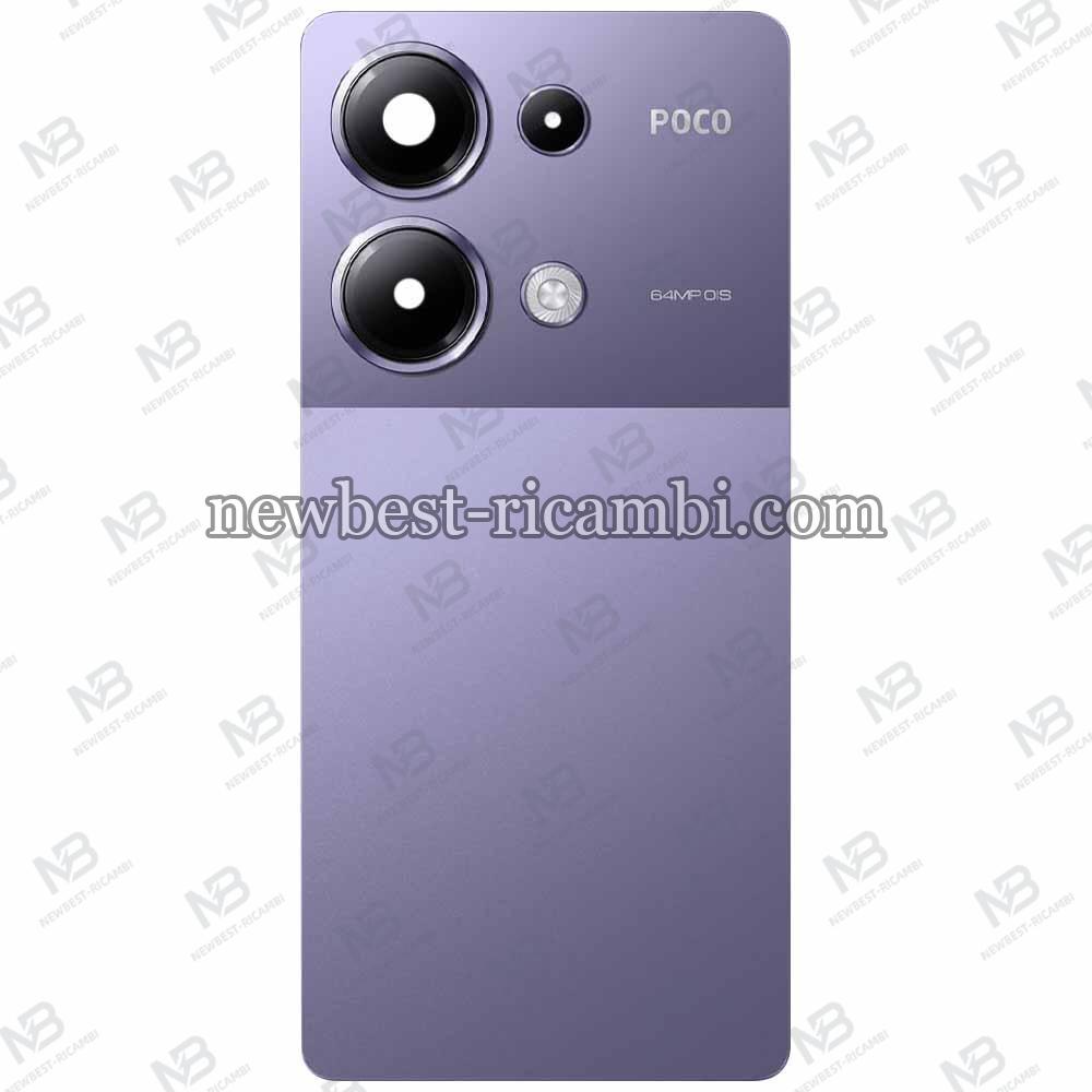Xiaomi Poco M6 Pro 4G Back Cover + Camera Glass Purple