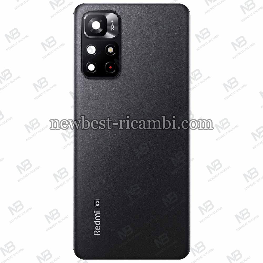 Redmi Note 11S 5G Back Cover + Camera Glass Gray