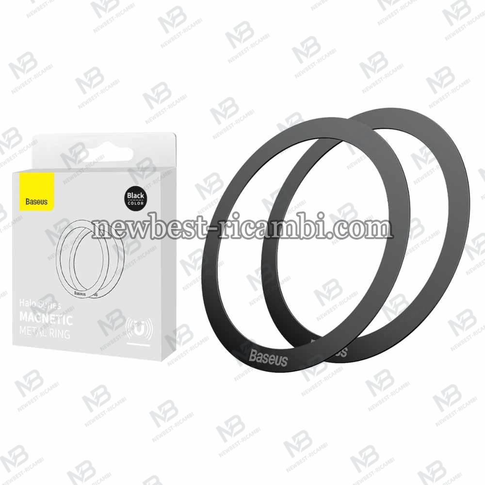 Baseus  Magnetic Metal Ring Halo Series Black PCCH000001 in Blister