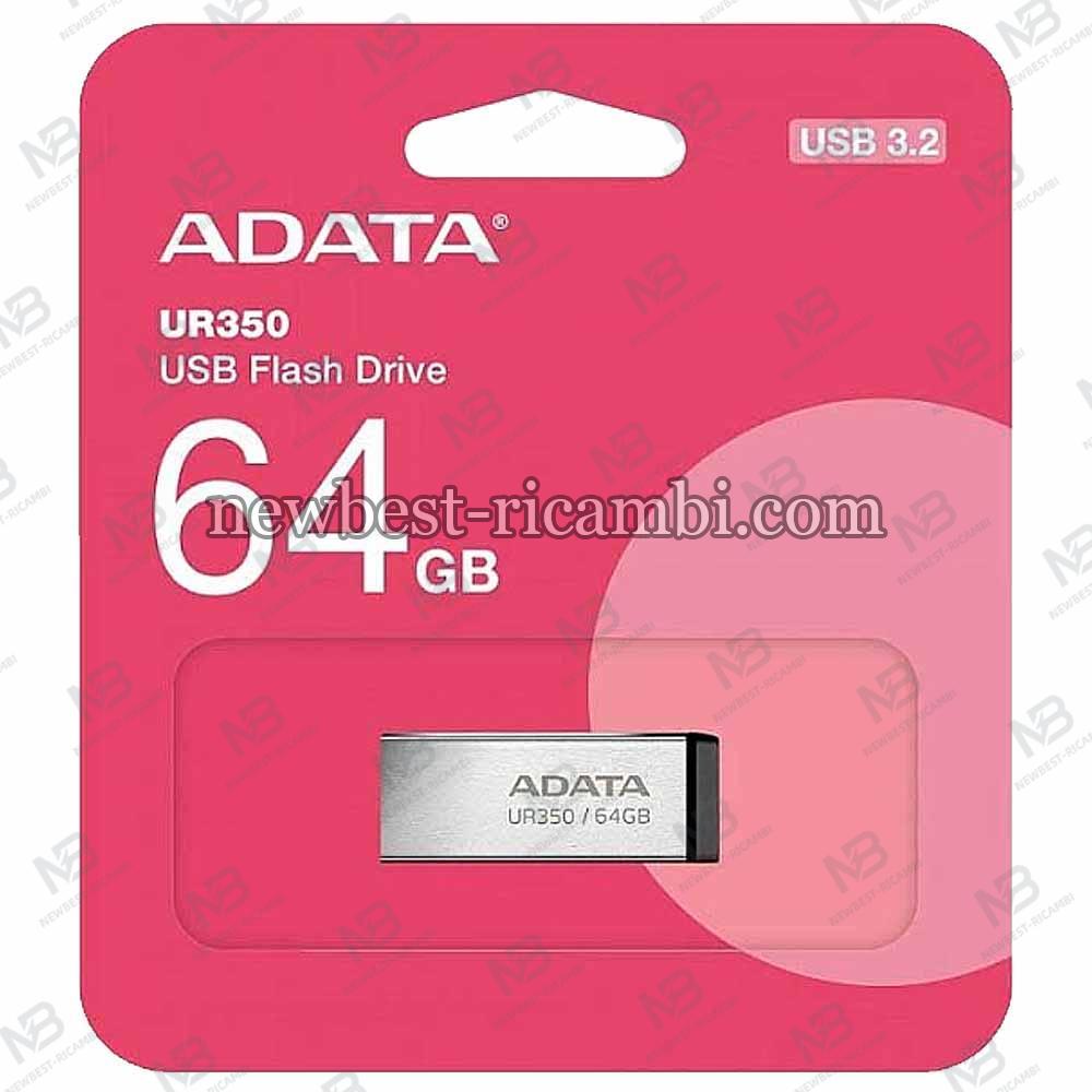 Adata USB-A 3.2 FlashDrive UR350-64G-RSR/BK