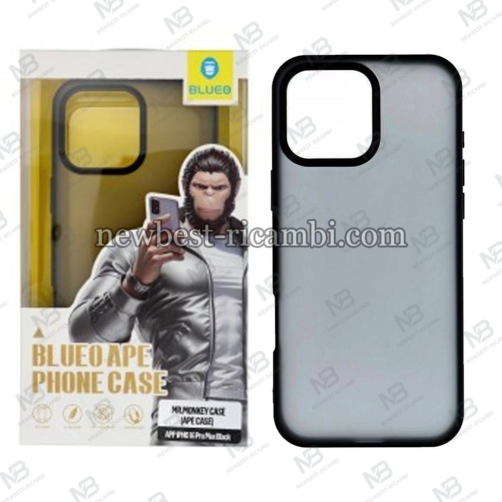 Blueo Ape Matte Phone Case iPhone 16 Pro - Black In Blister