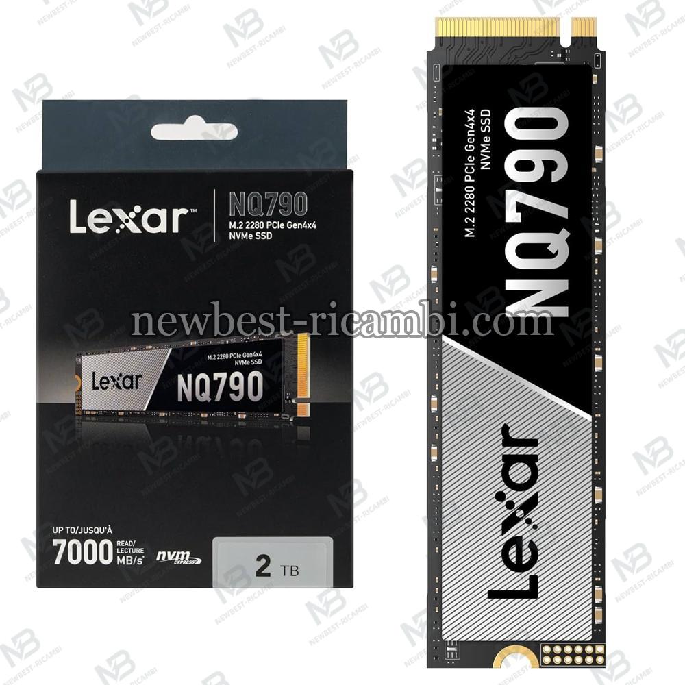 Lexar NQ790 2TB SSD M.2 2280 PCIe Gen4x4 NVMe 1.4 Internal SSD In Blister