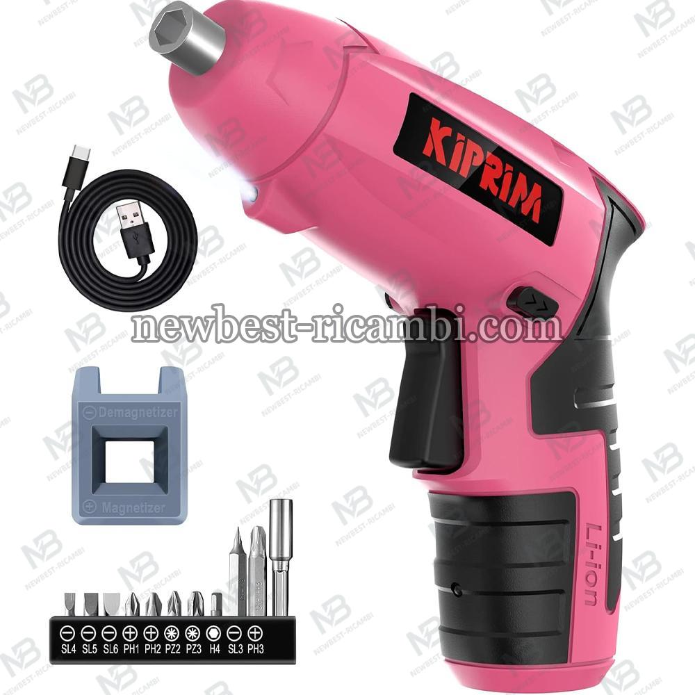 Small Cordless Screwdriver Kiprim ES5 Electric Screwdriver In Blister