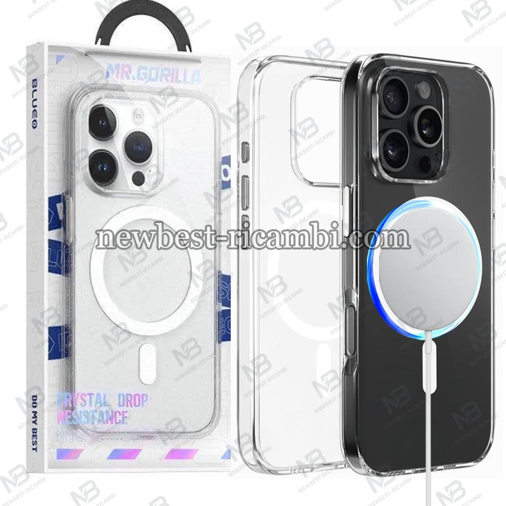 Blueo Crystal+ Drop Resistance Phone Case iPhone 16 Plus Clear In Blister