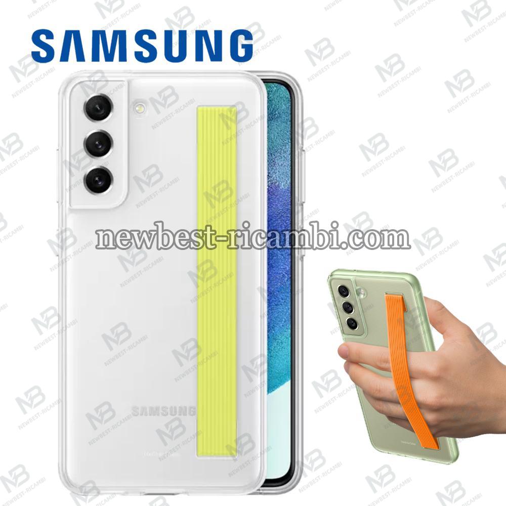 Samsung Galaxy S21 FE 5G G990 Slim Strap Cover EF-XG990CVEGWW Transparent Original In Blister