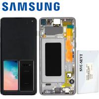 Samsung Galaxy S10 G973f Touch+Lcd+Frame Black Service Pack