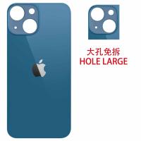 iPhone 13 Back Cover Glass Hole Large Blue