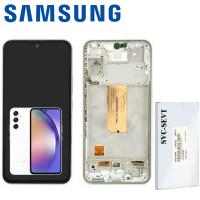 Samsung Galaxy A54 5G A546 Touch+Lcd+Frame White Service Pack